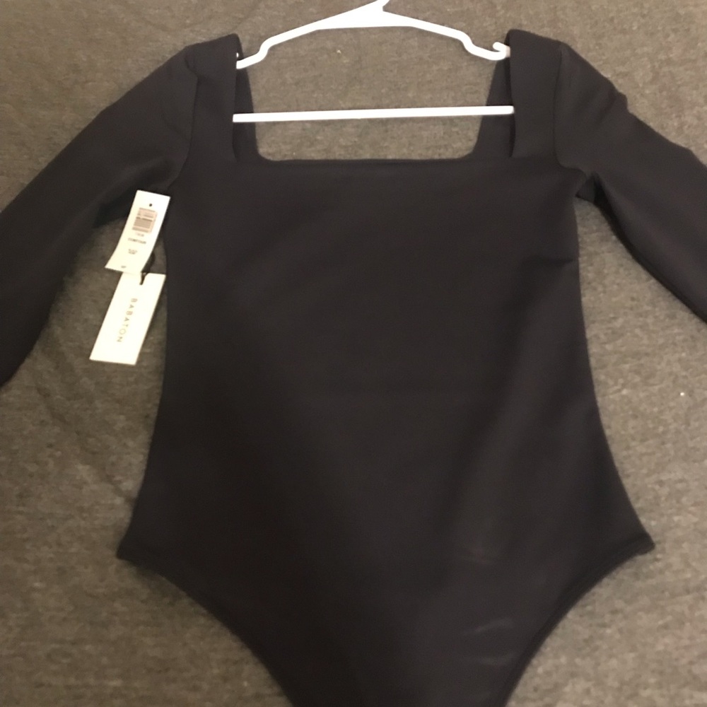 Babaton Contour Long sleeve bodysuit, black in small